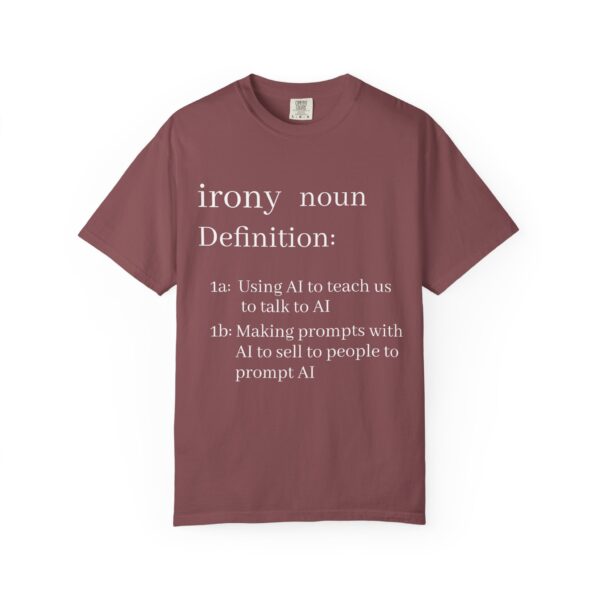 Funny Definition T-Shirt - AI Irony Teaching Tee