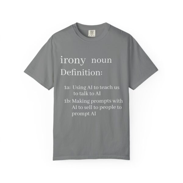 Funny Definition T-Shirt - AI Irony Teaching Tee