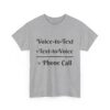 Voice-to-Text Unisex Tee, Humor Shirt, Communication Gift, Casual Wear, Tech Lover Tee