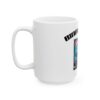 Binary Latte Ceramic Mug - Fun Robot Design for Coffee Lovers