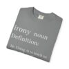 Funny Definition T-Shirt - AI Irony Teaching Tee