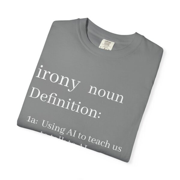Funny Definition T-Shirt - AI Irony Teaching Tee