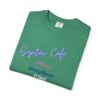 Unisex Cafe Menu T-Shirt for Foodies & Programmers - Trendy Garment-Dyed Tee