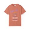 Unisex Cafe Menu T-Shirt for Foodies & Programmers - Trendy Garment-Dyed Tee