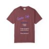 Unisex Cafe Menu T-Shirt for Foodies & Programmers - Trendy Garment-Dyed Tee