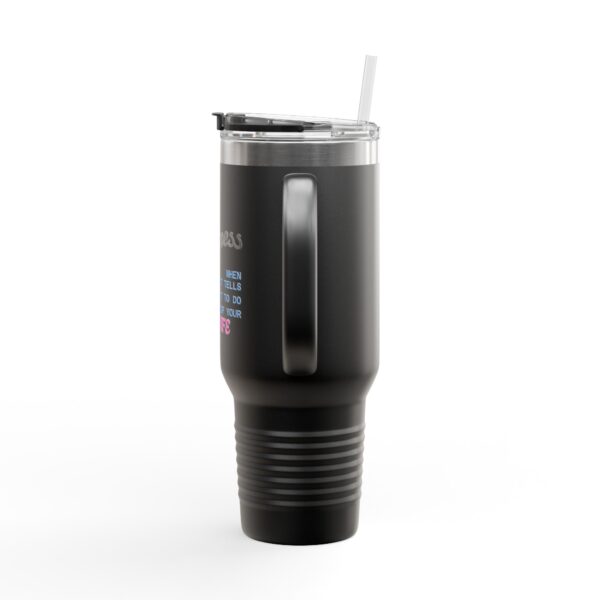 Progress Insulated Travel Mug - 40oz Funny Gift for Tech Lovers & Wives