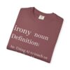 Funny Definition T-Shirt - AI Irony Teaching Tee