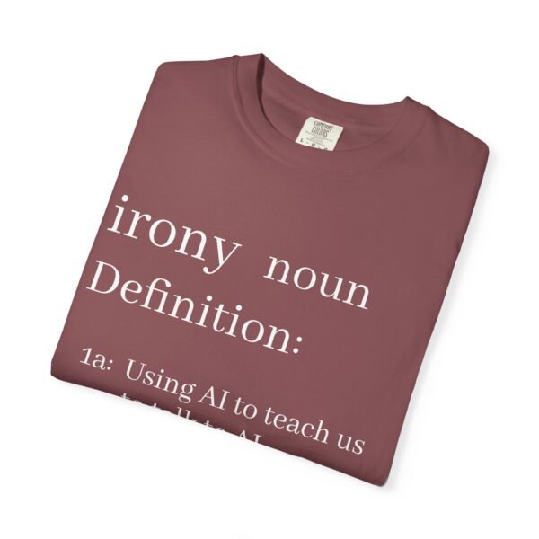 Funny Definition T-Shirt - AI Irony Teaching Tee
