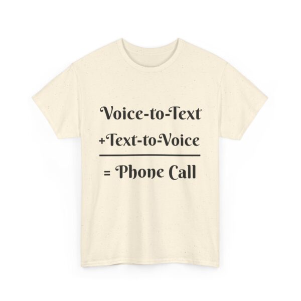 Voice-to-Text Unisex Tee, Humor Shirt, Communication Gift, Casual Wear, Tech Lover Tee