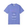 Unisex Cafe Menu T-Shirt for Foodies & Programmers - Trendy Garment-Dyed Tee