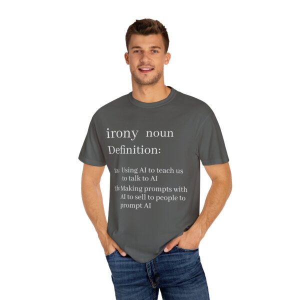 Funny Definition T-Shirt - AI Irony Teaching Tee