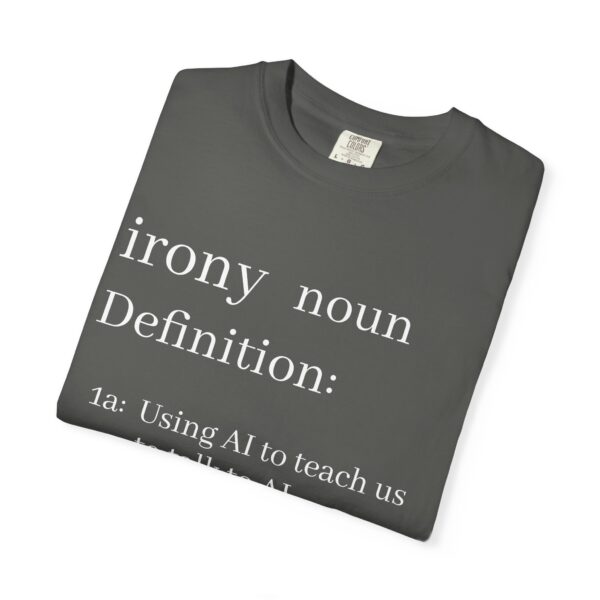 Funny Definition T-Shirt - AI Irony Teaching Tee