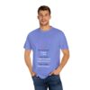 Unisex Cafe Menu T-Shirt for Foodies & Programmers - Trendy Garment-Dyed Tee
