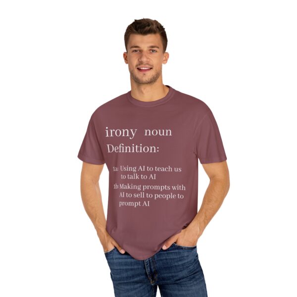 Funny Definition T-Shirt - AI Irony Teaching Tee