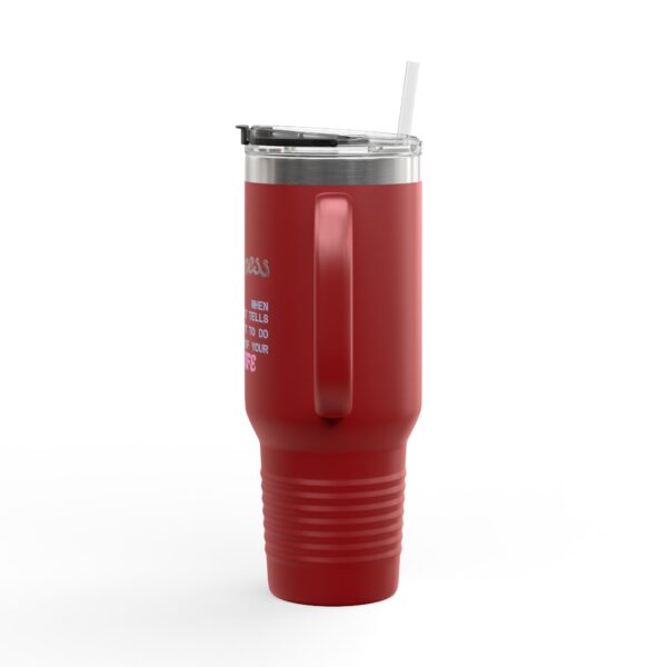 Progress Insulated Travel Mug - 40oz Funny Gift for Tech Lovers & Wives