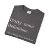 Funny Definition T-Shirt - AI Irony Teaching Tee