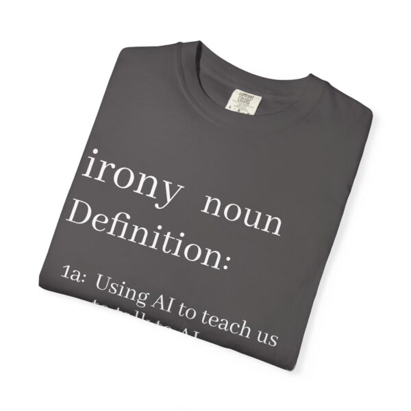 Funny Definition T-Shirt - AI Irony Teaching Tee