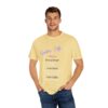 Unisex Cafe Menu T-Shirt for Foodies & Programmers - Trendy Garment-Dyed Tee