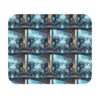 Whimsical Robot Cafe Mouse Pad | Fun Desk Accessory for Gamers & Tech Lovers