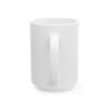 Binary Latte Ceramic Mug - Fun Robot Design for Coffee Lovers