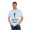 404 Logic Not Found Unisex Garment-Dyed T-Shirt