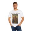 Mystical Unisex Garment-Dyed T-shirt - 'Syntax Unknown' Design for Creative Souls