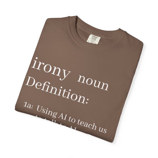 Funny Definition T-Shirt - AI Irony Teaching Tee