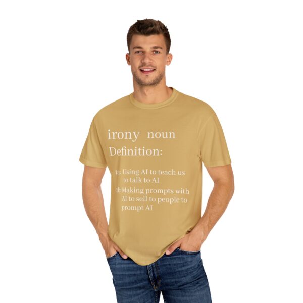 Funny Definition T-Shirt - AI Irony Teaching Tee