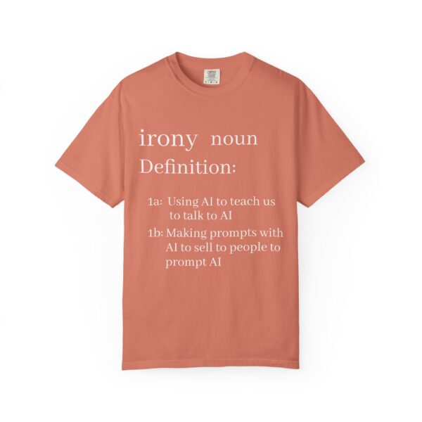 Funny Definition T-Shirt - AI Irony Teaching Tee
