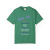 Unisex Cafe Menu T-Shirt for Foodies & Programmers - Trendy Garment-Dyed Tee