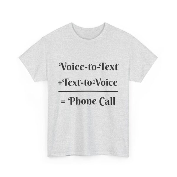 Voice-to-Text Unisex Tee, Humor Shirt, Communication Gift, Casual Wear, Tech Lover Tee