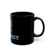 404 Roast Coffee Mug - Fun Black Ceramic Cup for Tech Lovers & Gamers