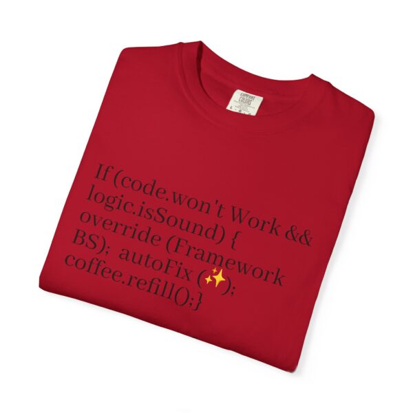 Playful Programmer T-Shirt, Coding Humor Tee, Unisex Graphic Shirt, Gift for Developers, Tech Lover Apparel