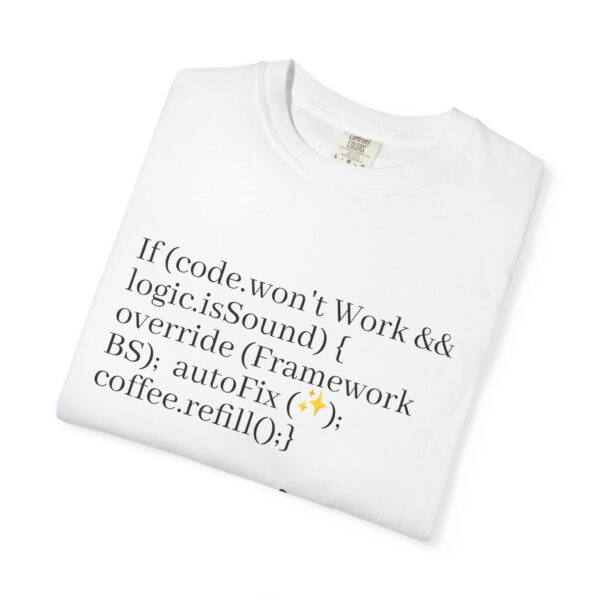 Playful Programmer T-Shirt, Coding Humor Tee, Unisex Graphic Shirt, Gift for Developers, Tech Lover Apparel