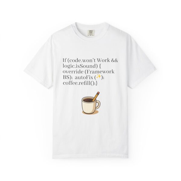 Playful Programmer T-Shirt, Coding Humor Tee, Unisex Graphic Shirt, Gift for Developers, Tech Lover Apparel