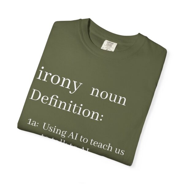 Funny Definition T-Shirt - AI Irony Teaching Tee