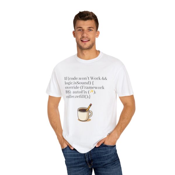 Playful Programmer T-Shirt, Coding Humor Tee, Unisex Graphic Shirt, Gift for Developers, Tech Lover Apparel