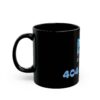 404 Roast Coffee Mug - Fun Black Ceramic Cup for Tech Lovers & Gamers