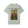 Mystical Unisex Garment-Dyed T-shirt - 'Syntax Unknown' Design for Creative Souls