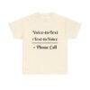 Voice-to-Text Unisex Tee, Humor Shirt, Communication Gift, Casual Wear, Tech Lover Tee