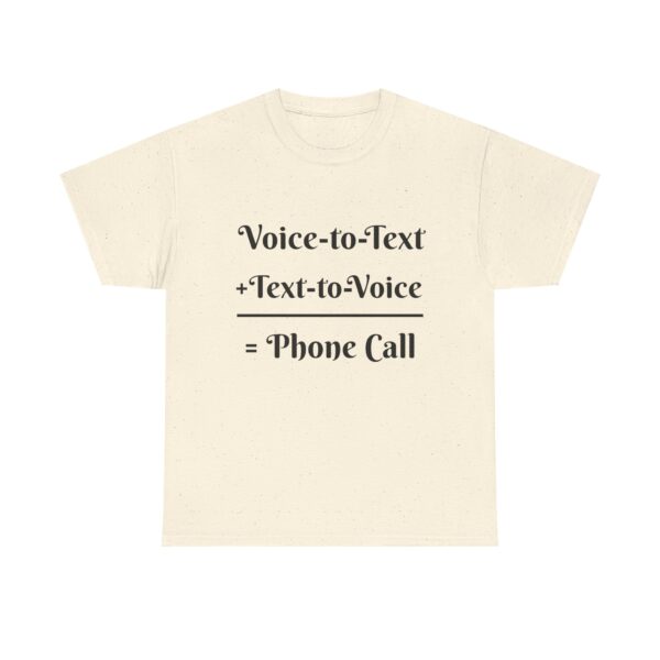 Voice-to-Text Unisex Tee, Humor Shirt, Communication Gift, Casual Wear, Tech Lover Tee
