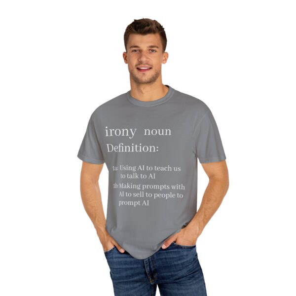 Funny Definition T-Shirt - AI Irony Teaching Tee