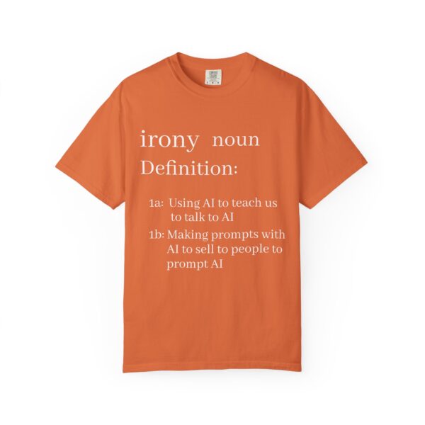 Funny Definition T-Shirt - AI Irony Teaching Tee