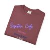 Unisex Cafe Menu T-Shirt for Foodies & Programmers - Trendy Garment-Dyed Tee
