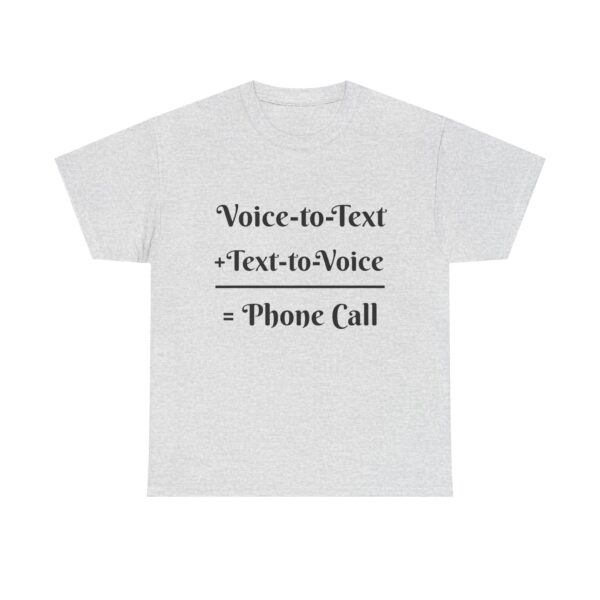 Voice-to-Text Unisex Tee, Humor Shirt, Communication Gift, Casual Wear, Tech Lover Tee