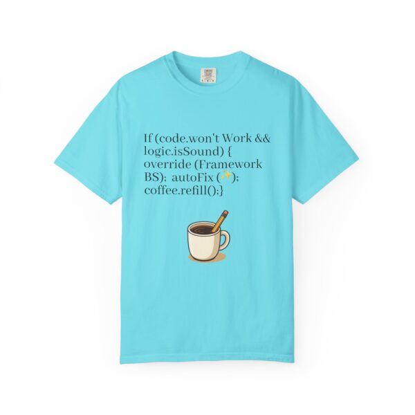 Playful Programmer T-Shirt, Coding Humor Tee, Unisex Graphic Shirt, Gift for Developers, Tech Lover Apparel