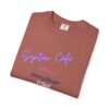 Unisex Cafe Menu T-Shirt for Foodies & Programmers - Trendy Garment-Dyed Tee