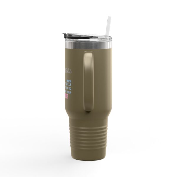Progress Insulated Travel Mug - 40oz Funny Gift for Tech Lovers & Wives