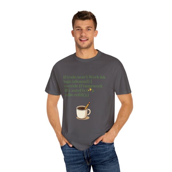 Playful Programmer T-Shirt, Coding Humor Tee, Unisex Graphic Shirt, Gift for Developers, Tech Lover Apparel
