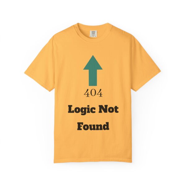 404 Logic Not Found Unisex Garment-Dyed T-Shirt